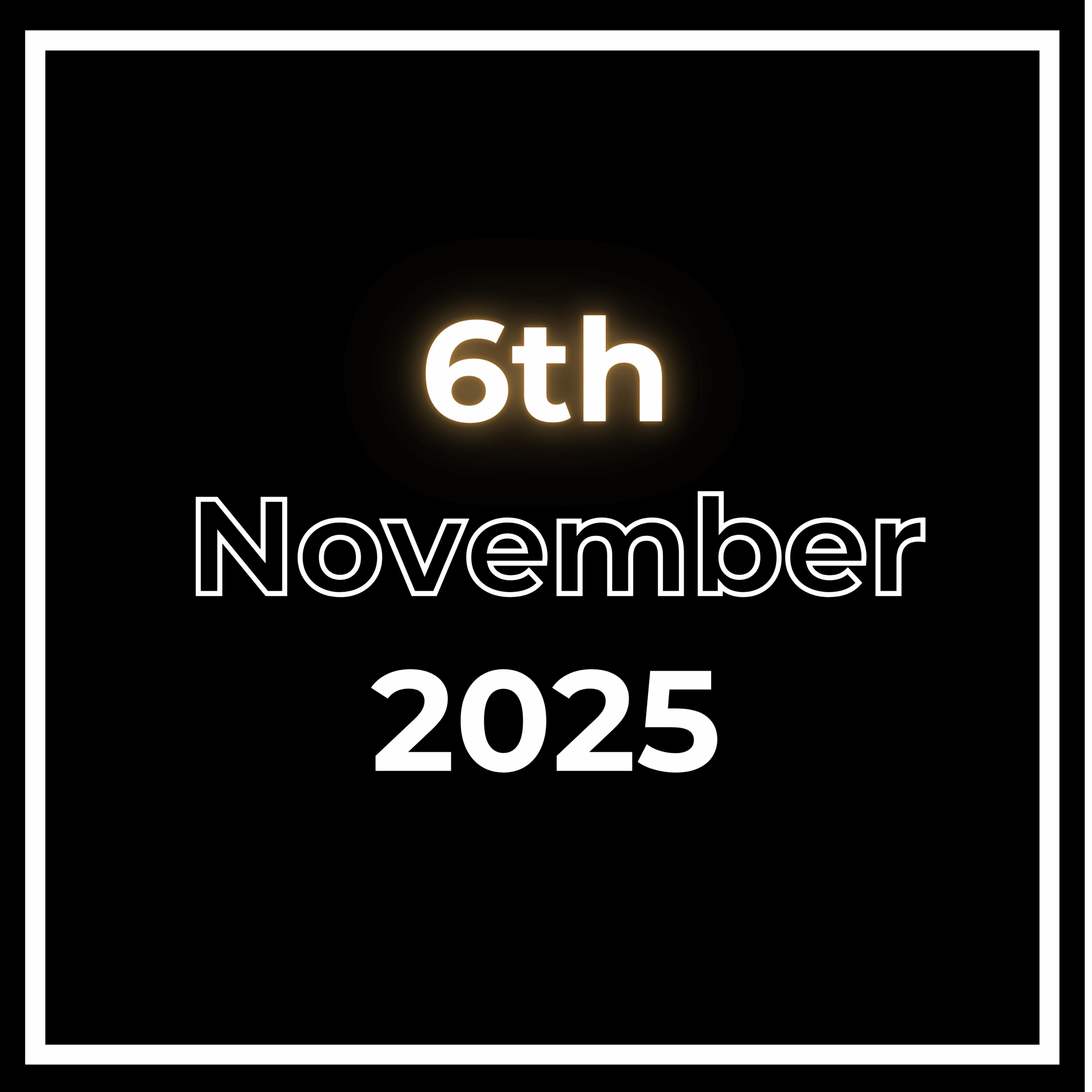 6th November 2025